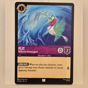 Pocahontas Flit Reflective Hummingbird 39/204 Disney Lorcana Ch 11 Winterspell
